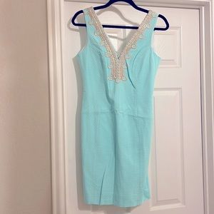 New Lilly Pulitzer mint/light blue shift dress